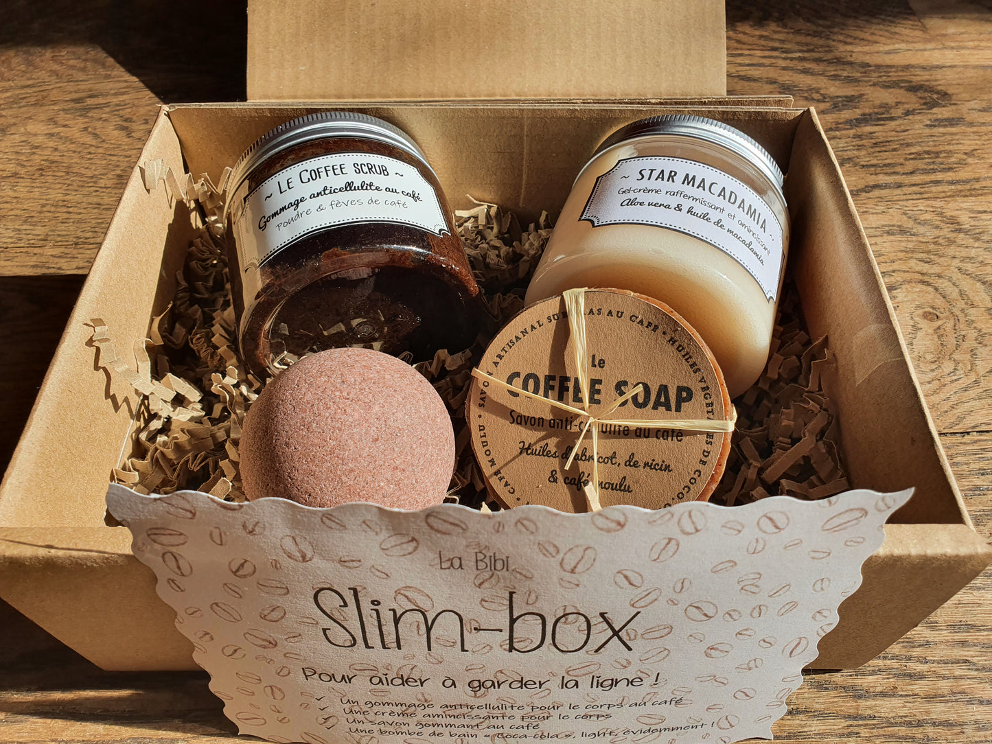 La "Slim box", coffret ou boîte cadeau de soins complets pour garder une ligne de star
