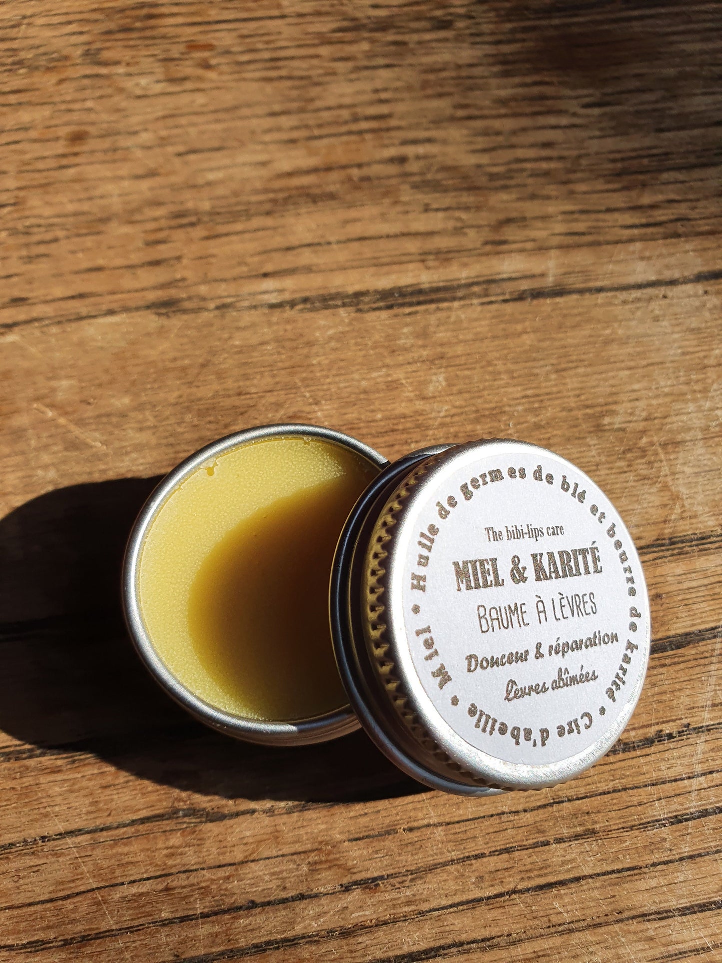 Le "Miel et Karité", baume à lèvres protection, douceur et réparation pour les lèvres sèches et abîmées au miel et au beurre de karité