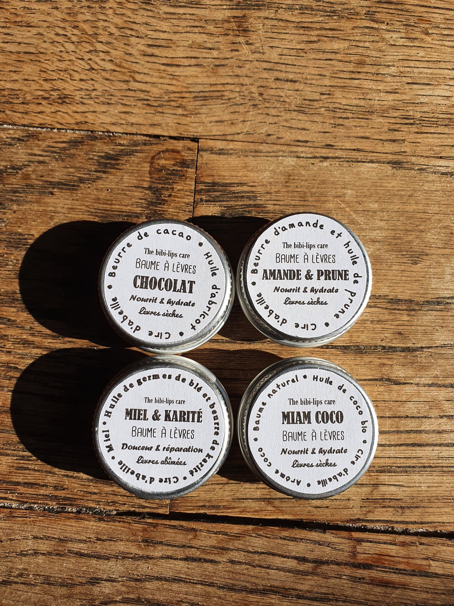 Le "Baume au chocolat", baume hydratant et nourrissant pour les lèvres gourmandes au beurre de cacao blanc et arôme alimentaire chocolat