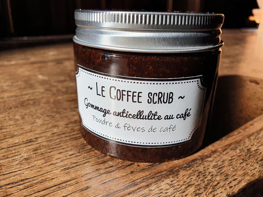 Le "Coffee Scrub", gommage exfolient pour le corps anticellulite et anti peau d'orange au café moulu